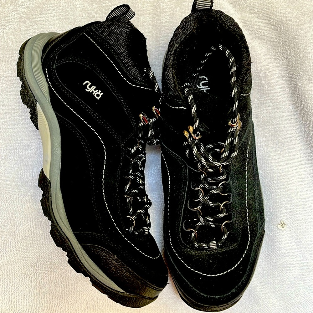 Ryka Black Hiking Boots Athletic Shoes